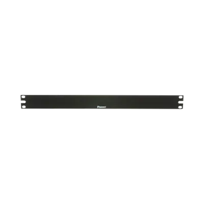 Tapa Ciega Para Rack Estándar de 19in, Plano, de Acero, 1UR, Color Negro - imagen 1