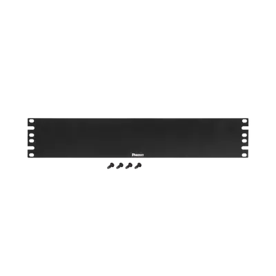 Tapa Ciega Para Rack Estándar de 19in, Plano, de Acero, 2UR, Color Negro - imagen 2