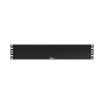 Tapa Ciega Para Rack Estándar de 19in, Plano, de Acero, 2UR, Color Negro miniatura 1