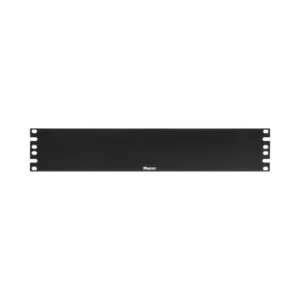 Tapa Ciega Para Rack Estándar de 19in, Plano, de Acero, 2UR, Color Negro