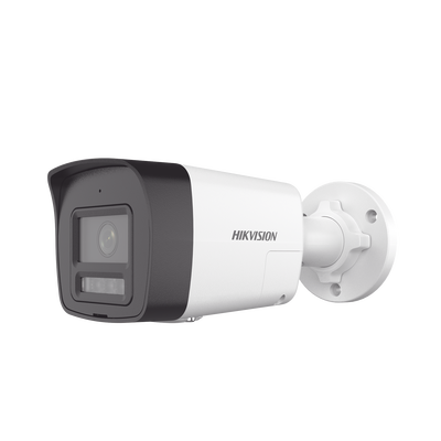 [PROTECCIÓN ACTIVA] Bala IP 4 Megapixel / Lente 2.8 mm / Dual Light (30 mts IR + 20 mts Luz Blanca) / Audio de Dos Vías / Luz Intermitente y Alerta de Audio / Micrófono Integrado / ACUSENSE Lite / Exterior IP67 / H.265 / PoE - imagen 1