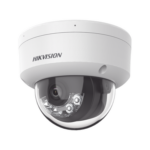 [Dual Light] Domo IP 2 Megapixel / Lente 2.8 mm / 30 mts IR + 30 mts Luz Blanca / Micrófono Integrado / Antivandálico IK08 / ACUSENSE Lite / Exterior IP67 / H.265 / PoE / ONVIF / Micro SD miniatura 1