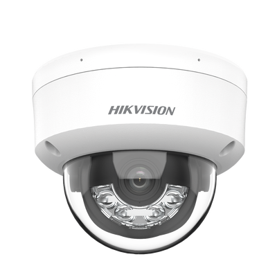 Domo IP 4 Megapixel / Lente 2.8 mm / Dual Light (30 mts IR + 30 mts Luz Blanca) / Micrófono Integrado / Antivandálico IK08 / ACUSENSE Lite / Exterior IP67 / H.265 / PoE / ONVIF / Micro SD - imagen 3