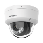 Domo IP 4 Megapixel / Lente 2.8 mm / Dual Light (30 mts IR + 30 mts Luz Blanca) / Micrófono Integrado / Antivandálico IK08 / ACUSENSE Lite / Exterior IP67 / H.265 / PoE / ONVIF / Micro SD miniatura 1