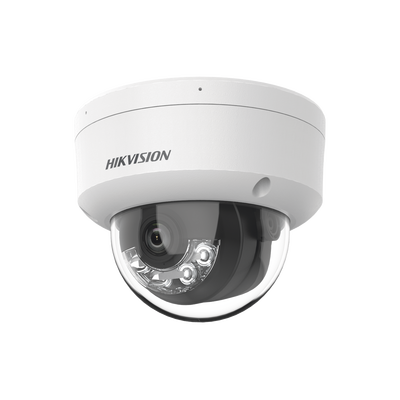 [Dual Light] Domo IP 6 Megapixel / Lente 2.8 mm / 30 mts IR + 30 mts Luz Blanca / Micrófono Integrado / ACUSENSE Lite / Exterior IP67 / H.265 / PoE / ONVIF - imagen 1