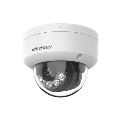 [Dual Light] Domo IP 8 Megapixel (4K) / Lente 2.8 mm / 30 mts IR + 30 mts Luz Blanca / Micrófono Integrado / IK08 / ACUSENSE Lite / Exterior IP67 / H.265 / PoE / ONVIF - imagen 1