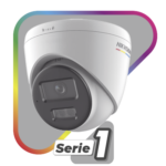 [Dual Light + ColorVu] Turret IP 6 Megapixel / Lente 2.8 mm / 30 mts IR + 30 mts Luz Blanca / Micrófono Integrado / ACUSENSE Lite / Exterior IP67 / WDR 120 dB / PoE / Micro SD miniatura 2