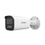 Bala IP 4 Megapíxel / Lente Motorizado 2.8 a 12 mm / Dual Light (50 mts IR + 50 mts Luz Blanca) / ACUSENSE Lite / Microfono Integrado / Exterior IP67 / WDR 120 dB / PoE / Micro SD / Alarmas I/O miniatura 1