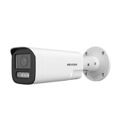Bala IP 4 Megapíxel / Lente Mot. 2.8 a 12 mm / Dual Light (50 mts IR + 50 mts Luz Blanca) / ACUSENSE Lite / Audio de Dos Vías / Luz Intermitente y Alerta de Audio / Exterior IP67 / WDR 120 dB / PoE / Micro SD - imagen 1