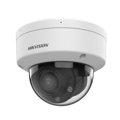 Domo IP 4 Megapíxel / Lente Motorizado 2.8 a 12 mm / Dual Light (30 mts IR + 30 mts Luz Blanca) / ACUSENSE Lite / Microfono Integrado / Exterior IP67 / IK08 / WDR 120 dB / PoE / Micro SD - imagen 1