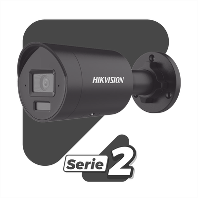 [Dual Light + 2 Micrófonos Integrados] Bala IP 4 Megapixel / Color Negro / Lente 2.8 mm / 40 mts Luz Blanca + 40 mts IR / ACUSENSE / Exterior IP67 / WDR 120 dB / PoE / ONVIF / Micro SD / Metal / ACUSEARCH - imagen 2