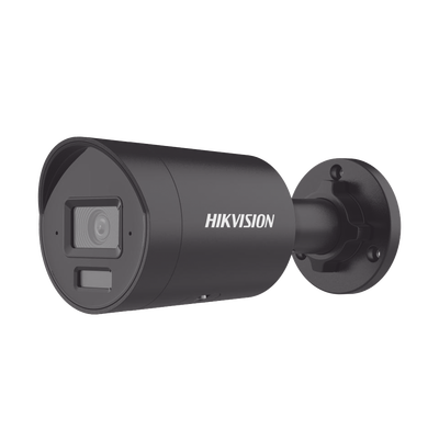 [Dual Light + 2 Micrófonos Integrados] Bala IP 4 Megapixel / Color Negro / Lente 2.8 mm / 40 mts Luz Blanca + 40 mts IR / ACUSENSE / Exterior IP67 / WDR 120 dB / PoE / ONVIF / Micro SD / Metal / ACUSEARCH - imagen 1
