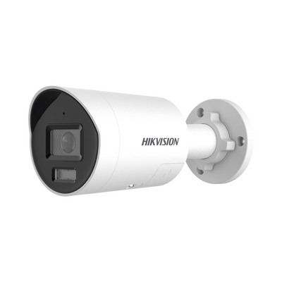 [Dual Light + ColorVu 3.0 + HikAI] Bala IP 8 Megapixel / Lente 2.8 mm / 40 mts IR + Luz Blanca / 2 Microfonos Integrados / Exterior IP67 / Estrobo Azul y Rojo /  WDR 130 dB / ACUSENSE 3.0 / Metal / NEMA 4X / ACUSEARCH - imagen 1