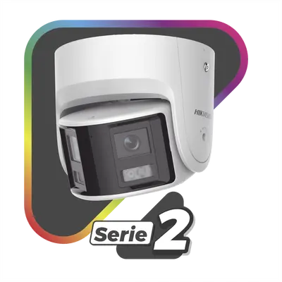 [FlexVu] [PROTECCIÓN ACTIVA] Turret IP 4 Megapixel / 2 Lentes de 2.8 mm (Imagen Panorámica 180°) / 30 mts IR / Exterior IP67 / Luz Intermitente y Alerta de Audio / Audio Bidireccional / ACUSENSE / WDR 120 dB / Micro SD - imagen 3