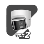 [FlexVu] [PROTECCIÓN ACTIVA] Turret IP 4 Megapixel / 2 Lentes de 2.8 mm (Imagen Panorámica 180°) / 30 mts IR / Exterior IP67 / Luz Intermitente y Alerta de Audio / Audio Bidireccional / ACUSENSE / WDR 120 dB / Micro SD miniatura 2