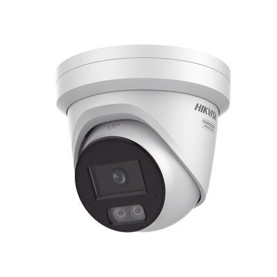 [Dual Light + ColorVu 3.0 + HikAI] Turret IP 4 Megapixel / Lente 2.8 mm / 30 mts IR + Luz Blanca / 2 Microfonos Integrados / Exterior IP67 / WDR 130 dB / ACUSENSE 3.0 / Metal / NEMA 4X / ACUSEARCH - imagen 1