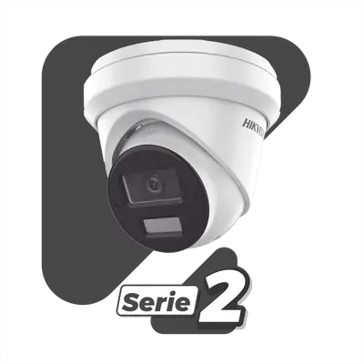[Dual Light + 2 Micrófonos Integrados] Turret IP 6 Megapixel / Lente 2.8 mm / 30 mts Luz Blanca + 30 mts IR / ACUSENSE / Exterior IP67 / WDR 120 dB / PoE / ONVIF / Micro SD / Metal / ACUSEARCH - imagen 2