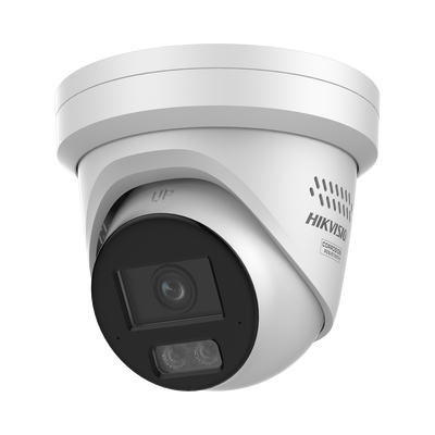 [Dual Light + ColorVu 3.0 + HikAI] Turret IP 6 Megapixel / Lente 2.8 mm / 30 mts IR + Luz Blanca / 2 Microfonos Integrados / Exterior IP67 / Estrobo Azul y Rojo / WDR 130 dB / ACUSENSE 3.0 / Metal / NEMA 4X / ACUSEARCH - imagen 1