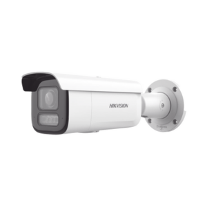 [Dual Light + 2 Micrófonos Integrados] Bala IP 6 Megapixel / Lente Mot. 2.8 a 12 mm / 60 mts Luz Blanca + 60 mts IR / Exterior IP67 / IK10 / WDR 120 dB / PoE+ / ACUSENSE / Alarmas I/O / Micro SD / ONVIF / Metal / ACUSEARCH