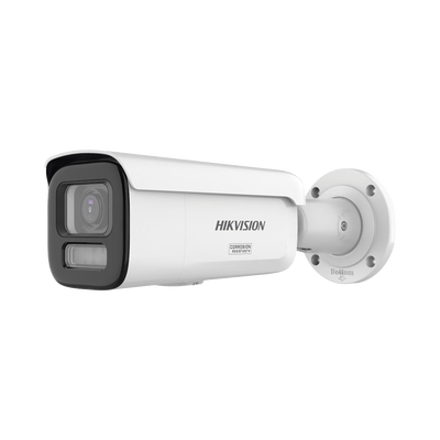 [Dual Light + ColorVu 3.0 + HikAI] Bala IP 6 Megapixel / Lente Mot. 2.8 a 12 mm / 60 mts IR + Luz Blanca / Exterior IP67 / WDR 130 dB / ACUSENSE 3.0 / Metal / NEMA 4X / ACUSEARCH - imagen 1