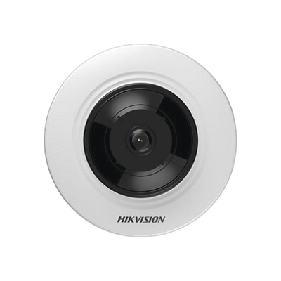 Mini Fisheye IP 5 Megapixel / Panorámica 180° – 360° / Microfono Integrado / 8 mts IR / Uso en Interior / PoE / Múltiples Vistas por iVMS-4200 / Alarmas I/O / Micro SD - imagen 1