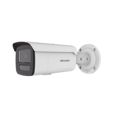 [Dual Light + 2 Micrófonos Integrados] Bala IP 4 Megapixel / Lente 4 mm / 80 mts IR + 80 mts Luz Blanca / ACUSENSE / Exterior IP67 / IK10 / WDR 120 dB / PoE / Micro SD  / ACUSEARCH - imagen 1