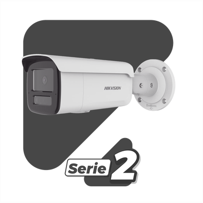 [Dual Light + 2 Micrófonos Integrados] Bala IP 4 Megapixel / Lente 2.8 mm / 80 mts IR + 80 mts Luz Blanca / ACUSENSE / Exterior IP67 / IK10 / WDR 120 dB / PoE / Micro SD  / ACUSEARCH - imagen 2