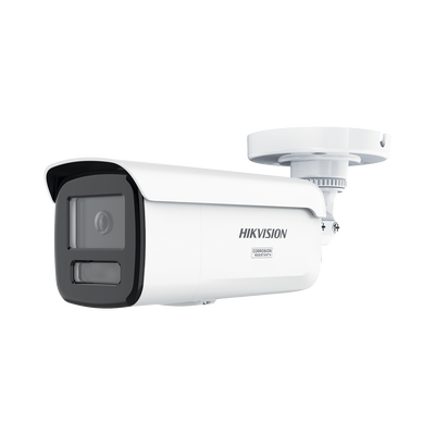 [Dual Light + ColorVu 3.0 + HikAI] Bala IP 6 Megapixel / Lente 4 mm / 60 mts IR + Luz Blanca / Exterior IP67 / Estrobo Azul y Rojo / WDR 130 dB / ACUSENSE 3.0 / Metal / NEMA 4X / ACUSEARCH - imagen 1