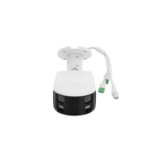 [FlexVu] [PROTECCIÓN ACTIVA] Bala IP Panorámica 8 Megapixel (4K) / 2 Lentes 4 mm (180°) / Imagen a Color 24/7 (ColorVu) / PoE / WDR 130° / IP67 / ACUSENSE / Luz Estroboscópica y Alarma Audible / 40 mts Luz Blanca / Micro SD miniatura 8