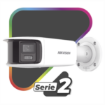 [FlexVu] [PROTECCIÓN ACTIVA] Bala IP Panorámica 8 Megapixel (4K) / 2 Lentes 4 mm (180°) / Imagen a Color 24/7 (ColorVu) / PoE / WDR 130° / IP67 / ACUSENSE / Luz Estroboscópica y Alarma Audible / 40 mts Luz Blanca / Micro SD miniatura 2