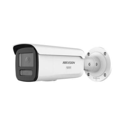 [Dual Light + ColorVu 3.0 + HikAI] Bala IP 8 Megapixel / Lente 4 mm / 60 mts IR + Luz Blanca / Exterior IP67 / Estrobo Azul y Rojo / WDR 130 dB / ACUSENSE 3.0 / Metal / NEMA 4X / ACUSEARCH - imagen 1