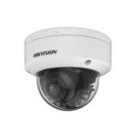 Domo IP 4 Megapixel / Lente Mot. 2.7 – 13.5 mm / Dual Light (40 mts IR + 40 mts Luz Blanca) / SSD Integrado 256 GB / 2 Micrófonos Integrados / Alarmas I/O / IP67 / IK10 / WDR 130 dB / PoE + / AcuSense / DarkFighter S / miniatura 1