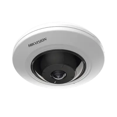 Mini Fisheye IP 5 Megapixel / Panorámica 180° – 360° / 8 mts IR / Interior / PoE / HEOP / ACUSENSE / Detección Facial / Microfono Integrado - imagen 2