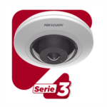 Mini Fisheye IP 5 Megapixel / Panorámica 180° – 360° / 8 mts IR / Interior / PoE / HEOP / ACUSENSE / Detección Facial / Microfono Integrado miniatura 4