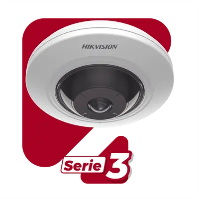 Mini Fisheye IP 5 Megapixel / Panorámica 180° – 360° / 8 mts IR / Interior / PoE / HEOP / ACUSENSE / Detección Facial / Microfono Integrado - imagen 4