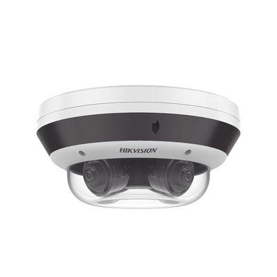 PanoVu Series / Vista Panorámica 360º / 4 Lentes Mot. 2.8 a 8 mm (4 Megapixel por Lente) / 16 Megapixel en Total / WDR 120 dB / DARKFIGHTER / Exterior IP67 / IK10 / PoE+ / 30 mts IR / Micro SD - imagen 1