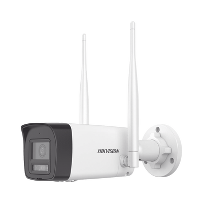 Bala IP 4 Megapixel / Lente 2.8 mm / Dual Light (30 mts IR + 30 mts Luz Blanca) / Wi-Fi / ACUSENSE / Audio Bidireccional (Micrófono y Bocina) / IP66 / dWDR / Micro SD - imagen 1