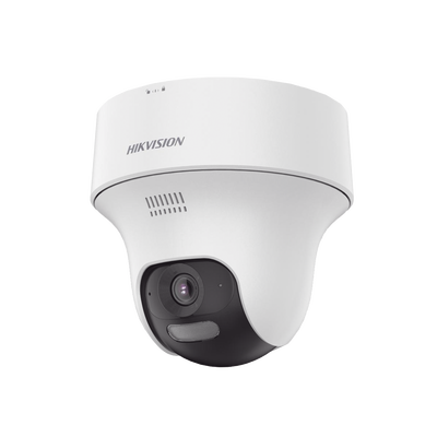Turret PT IP 4 Megapixel / Lente 2.8 mm / Dual Light (20 mts IR + 15 mts Luz Blanca) / Wi-Fi / IP54 / dWDR / H.265 / Audio Bidireccional (Micrófono y Bocina) / Micro SD - imagen 1