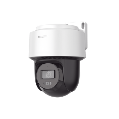 [SIN MARCA O LOGO][FlexVu] Domo PT IP 4 Megapixel / Lente 4 mm  / Dual Light (30 mts IR + 30 mts Luz Blanca)  / Autoseguimiento en Humanos / PoE / IP66 / Micrófono y Bocina Integrado / Micro SD / Incluye Montaje de Pared o Techo / - imagen 1