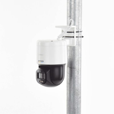 Domo PT IP 4 Megapixel / Lente 4 mm / Luz Blanca 30 mts / dWDR / PoE / IP66 / Micrófono y Bocina Interconstruido / Micro SD / Incluye Montaje de Pared y Techo - imagen 3