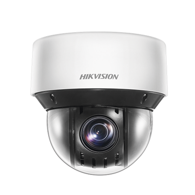 Mini Domo IP PTZ 4 Megapixel / 25X Zoom / 50 mts Luz Infrarroja Inteligente (Visión Nocturna) / Autoseguimiento / WDR 120 dB / PoE+ / IP66 / Ultra Baja Iluminación / MicroSD - imagen 1
