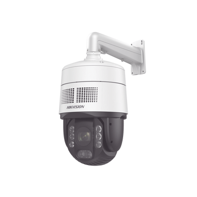 [PROTECCIÓN ACTIVA] Domo PTZ IP 4 Megapixel / 32X Zoom / 200 mts IR / Potente Alerta Audible y Luz Estroboscópica hasta 100 Metros / ACUSENSE / IP67 / IK10 /  / Autoseguimiento 2.0 / Hi-PoE / DARKFIGHTER / Rapid Focus / Micro SD - imagen 1