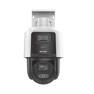 [TandemVu] PTZ IP 4 Megapixel con Cámara Panorámica 4 Megapixel / 4X Zoom / Dual Light (40 mts IR + 30 mts Luz Blanca) / ACUSENSE / IP66  / PoE+ / DARKFIGHTER / Micro SD / Incluye Base para Techo o Pared - imagen 3