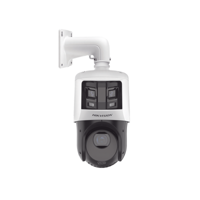 [TandemVu] PTZ IP 4 Megapixel con Cámara Panoramica 6 Megapixel / 25X Zoom / 100 mts IR / IP66 / WDR / PoE+ / Entrada-Salida de Audio y Alarma / Ultra Baja Iluminación / Micro SD - imagen 1