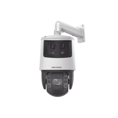 [TandemVu] PTZ IP 4 Megapixel con Cámara Panoramica 6 Megapixel / 32X Zoom / 200 mts IR / 30 mts Luz Blanca / ACUSENSE / IP66 / Alerta Audible y Luz Estroboscopica / Autoseguimiento / Hi-PoE / Alarmas I/O / Ultra Baja Iluminación / Micro SD - imagen 1