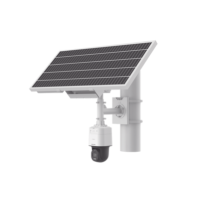 Kit Solar IP All in One / Cámara PT ColorVu 4 Megapixel / Lente 4 mm / Panel Solar / Batería de Respaldo de Litio 23.2Ah (Hasta 24 Días) / Conexión 4G / Accesorios de Instalación - imagen 1