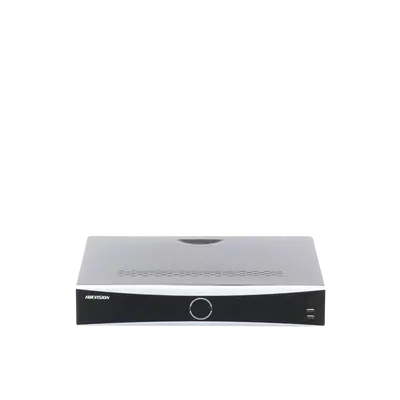 NVR 12 Megapixel (4K) / 16 canales IP / 16 Puertos PoE+ / AcuSense (Evita Falsas Alarmas) / Reconocimiento Facial / 4 Bahías de Disco Duro / Switch PoE 300 mts / HDMI en 4K / Alarmas I/O - imagen 2