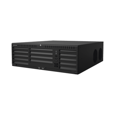 [Doble Poder de Decodificación] NVR 32 Megapixel (8K) / 128 Canales IP / AcuSense / ANPR / Conteo de Personas / 16 Bahías de Disco Duro / 2 Tarjetas de Red / Soporta RAID con Hot Swap / 2 HDMI en 8K / POS / Alarmas I/O / Smart Search - imagen 1