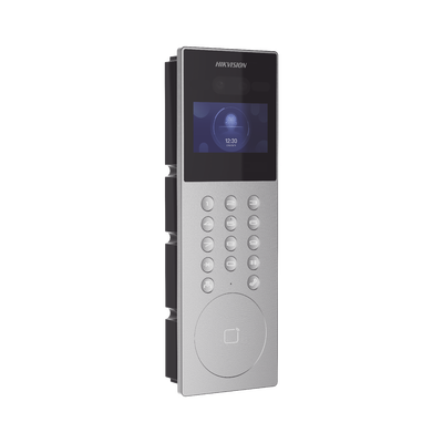 Videoportero IP Multiapartamento con Reconocimiento Facial / Llamada a App HikConnect (requiere monitor) / Protección IP65 / Apertura por Rostro, Tarjeta o App - imagen 2