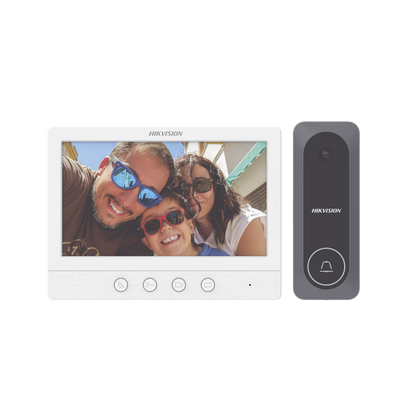 Kit de Videoportero TurboHD con Pantalla LCD a Color de 7″ / Frente de Calle para Exterior de Policarbonato / 720p (1 Megapíxel )130° de Visión (Gran Angular) - imagen 1